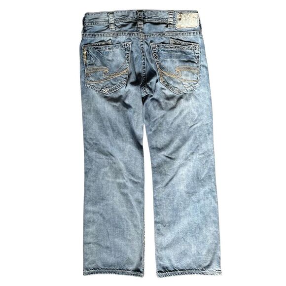 Mens Silver Zac Jeans - W34 L30 - 100% Cotton - Picture 14 of 15